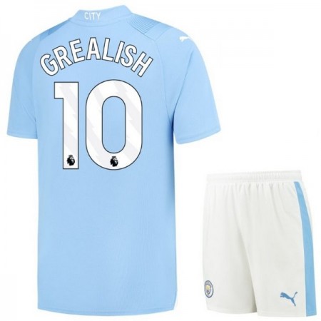 Maglia Manchester City 2023-24 Grealish 10 Bambino Prima Divisa